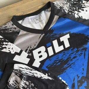 Bilt Men's Medium Long Sleeve Motorcycle Riding Jersey Shirt
